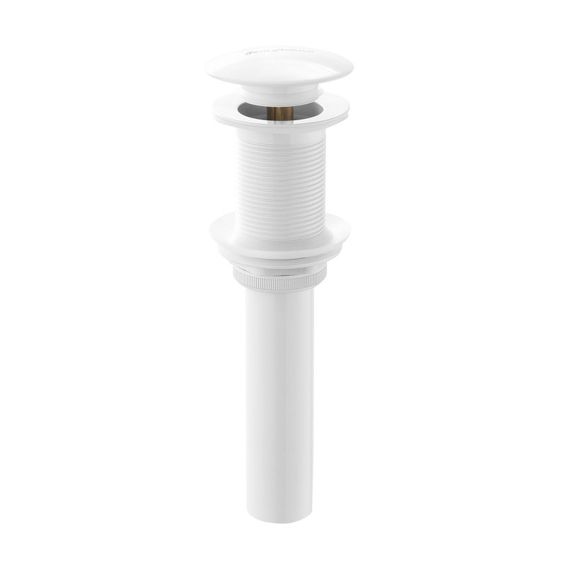 Drain escamotable pour lavabo de salle de bain Swiss Madison, Blanc lustré