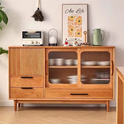 Buffet de rangement moderne et minimaliste à grande capacité