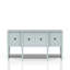 Buffet Ocean Finish Breakfront - Modern Coastal Buffet pour salle à manger et salon