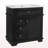 30" Bathroom Vanity With Sink, One Tip-Out Drawer, Three Drawers, Door Shelf, Soft Closing Door, Black