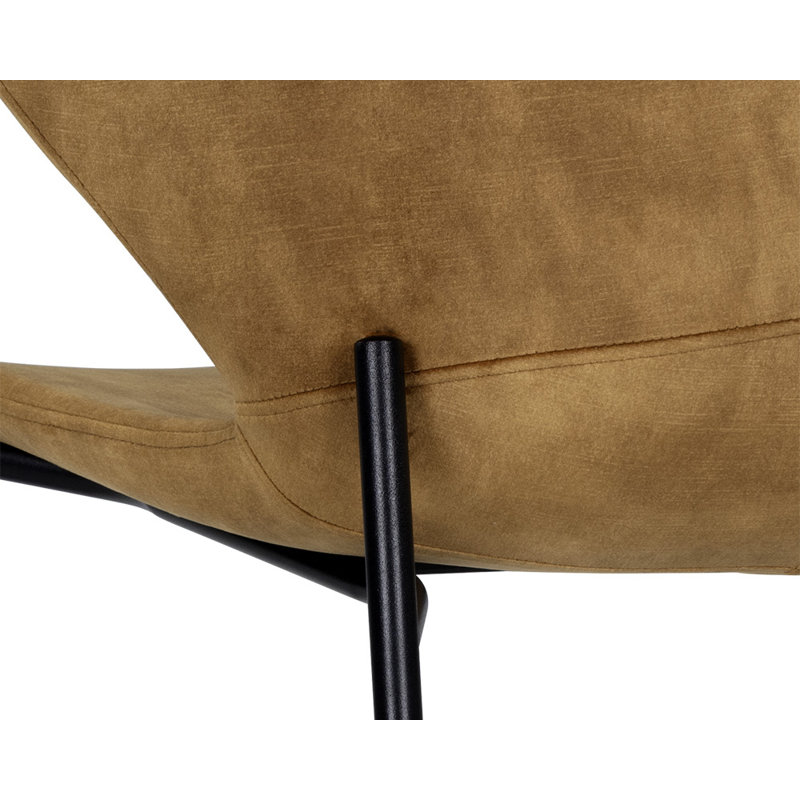 Upholstered Dining Chair, Gold