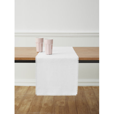 Fringe - 100% Pure Linen Table Runner
