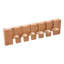 Solid Wood 6 - Hook Wall Mounted Coat Rack-692161986