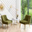 Chaise d'appoint en velours beige Baudel-1563904543