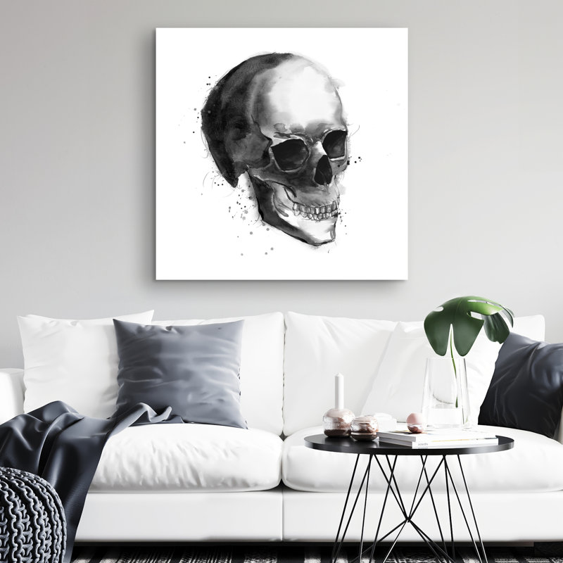 Skull - 32"x32" art on canvas