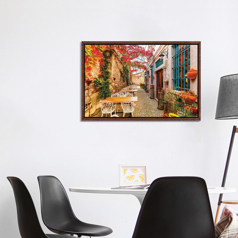 Ayvalik, Turkey II by Nejdet Duzen - Print on Canvas, Classic Brown Wood Framed, 101.6 cm H x 66.04 cm W