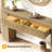 63" Wood Console Table With Drawers, Sofa Console Table For Living Room, Hallway, Entrance,-1601305113