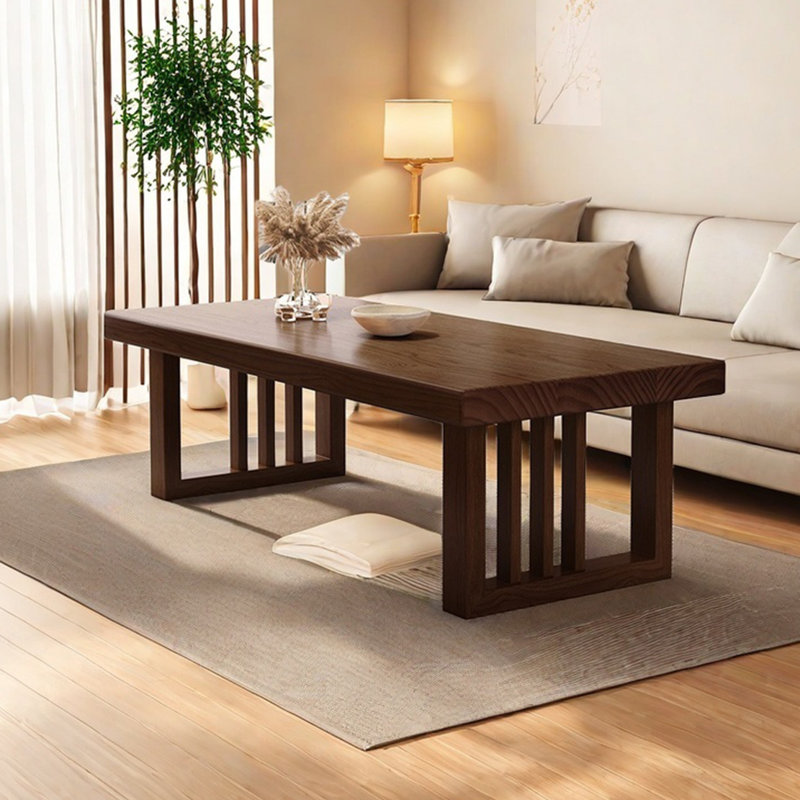 Modern simple rectangular coffee table living room, 22.8" H x 39.4" W x 23.6" D
