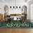 9x12 Area Rugs for Living Room Vintage Gothic Snake Rug with Non Slip Backing, Non Shedding Low Pile Washable Rug Stain Resistant Foldable Mats for Dining Room, Bedroom, Office-906174379-906174366