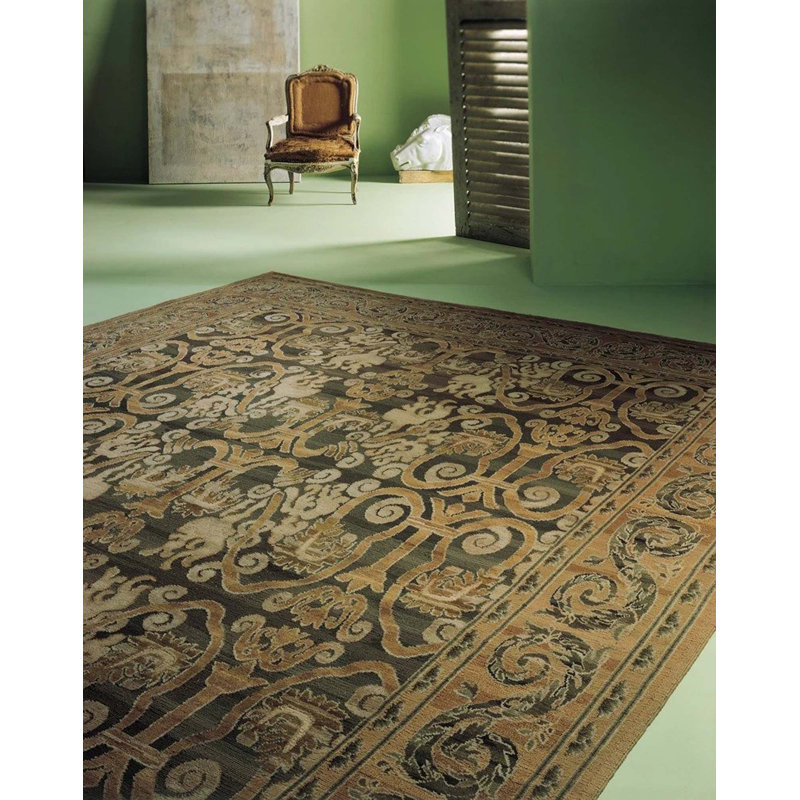 Wool Oriental Area Rug, Rectangle 8'2" x 10'