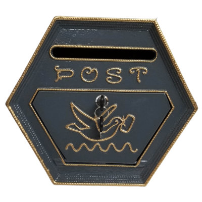 Noisette Wall Mounted Post Box