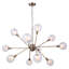 Lustre sphérique spoutnik à 12 lumières Zelie