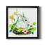 Bunny Wreath - Peinture sur toile encadrée-1170360474-1170360572