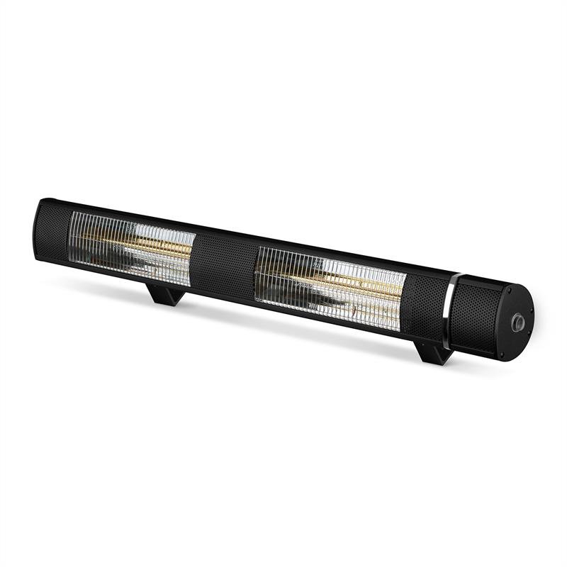 Gold Bar Electric Ceiling Mounted Patio Heater, Black