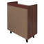 Organisateur de rangement de cuisine sur pied au sol couleur noyer-853832676