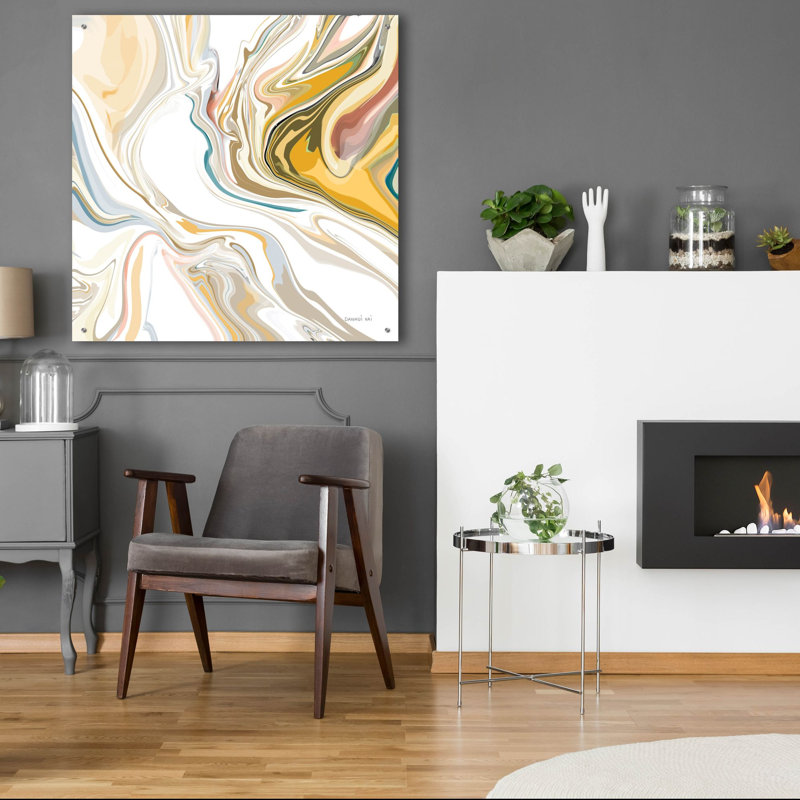 Art psychédélique «Neutral 3» par Danhui Nai, H 36 po x l 36 po x P 0,2 po
