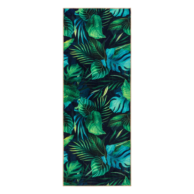 Georgea Washable Indoor / Outdoor Rug, Runner 2' x 8'