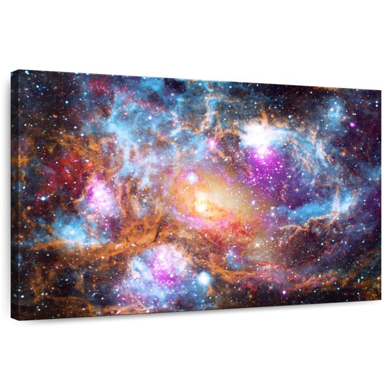 Oberle Cosmic Galaxies, 24" H x 36" W