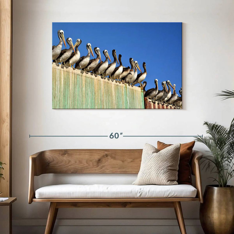 Brampt Pelican Party, 30" H x 45" W