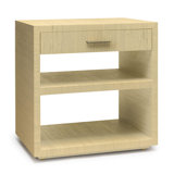 Livia 1 - Drawer Solid Wood Nightstand