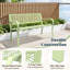 Banc d'extérieur en métal 50 po (7 couleurs disponibles)-139236092