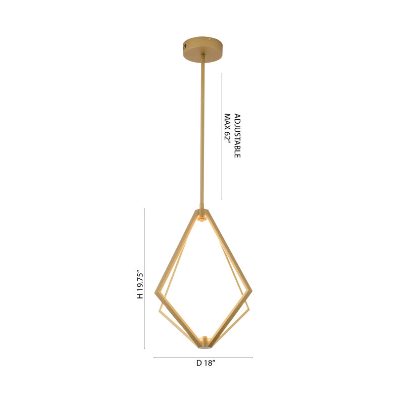 Lustre 8 lumières DEL or avec diffuseurs en silicone blanc, Or