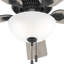 Ventilateur de plafond standard à 5 pales de 52 po avec lumières et chaîne de traction Swanson-88575747