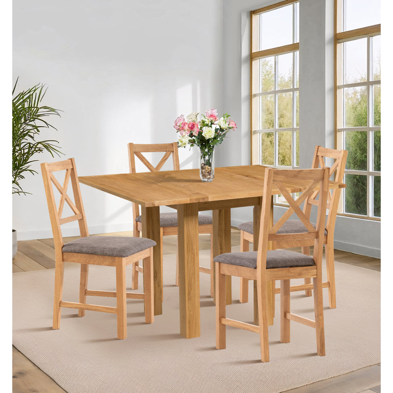 4 - Person Solid Oak Dining Set
