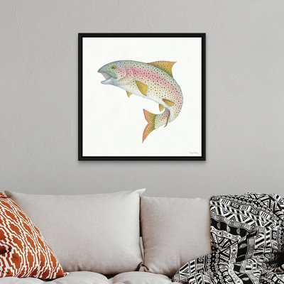 " Gone Fishin Rainbow " Painting Print
