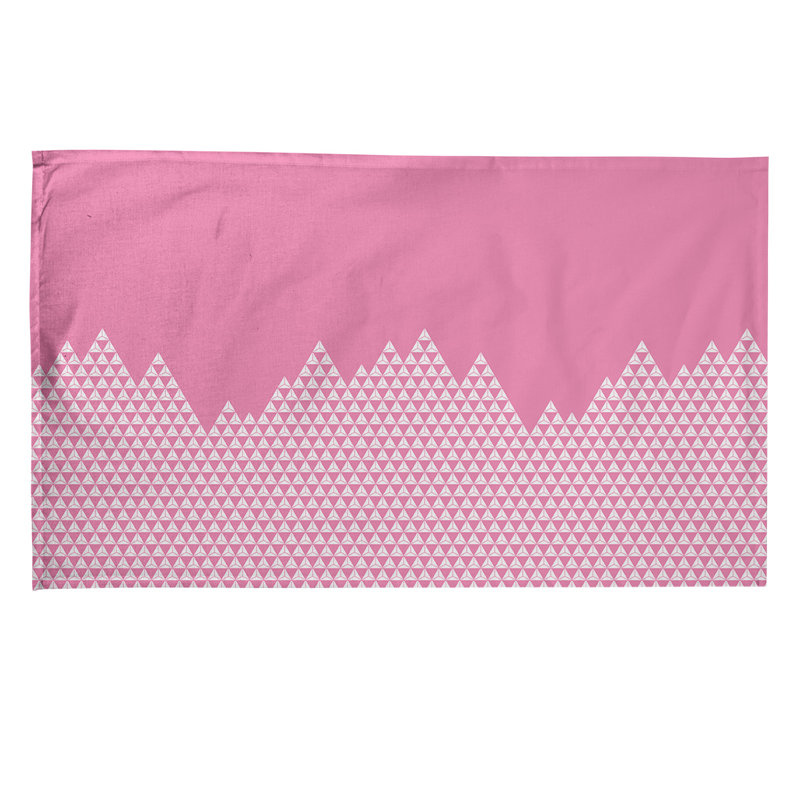 Tea Towel Kitchen Towel, Poly Twill, Pink