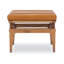 MS Upholstery Leather Ottoman