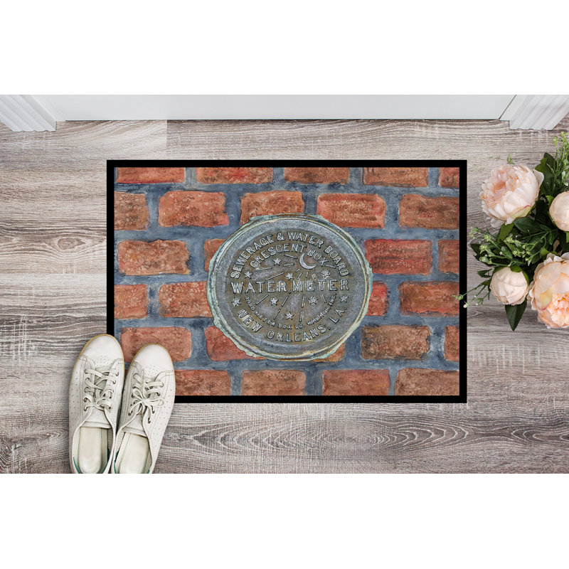 Texhoma Non-Slip Indoor Doormat, Rectangle 1'6" x 2' 3"