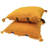 Striped Wool And Silk Throw Pillow-101831881