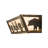 24" Wide Bear At Lake Vanity Light-960838166