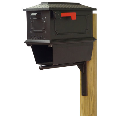 Kingston Aluminum Post Mounted Mailbox