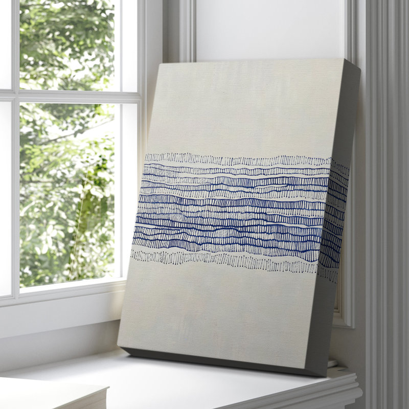 Abstrait, toile tendue avec châssis CDLxxiii - prêt à être accroché, H 27 po x l 18 po
