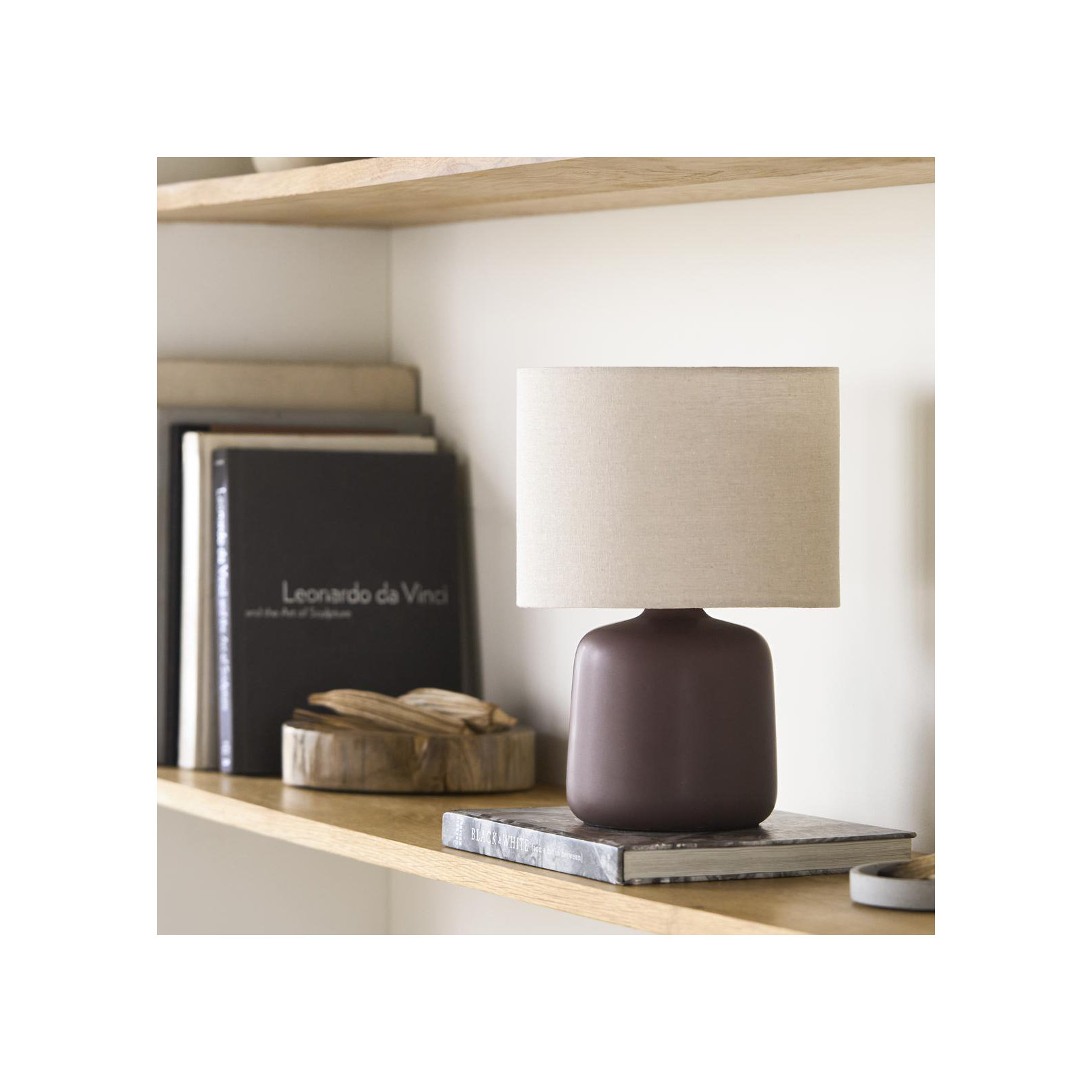 Pramit Table Lamp, Plum