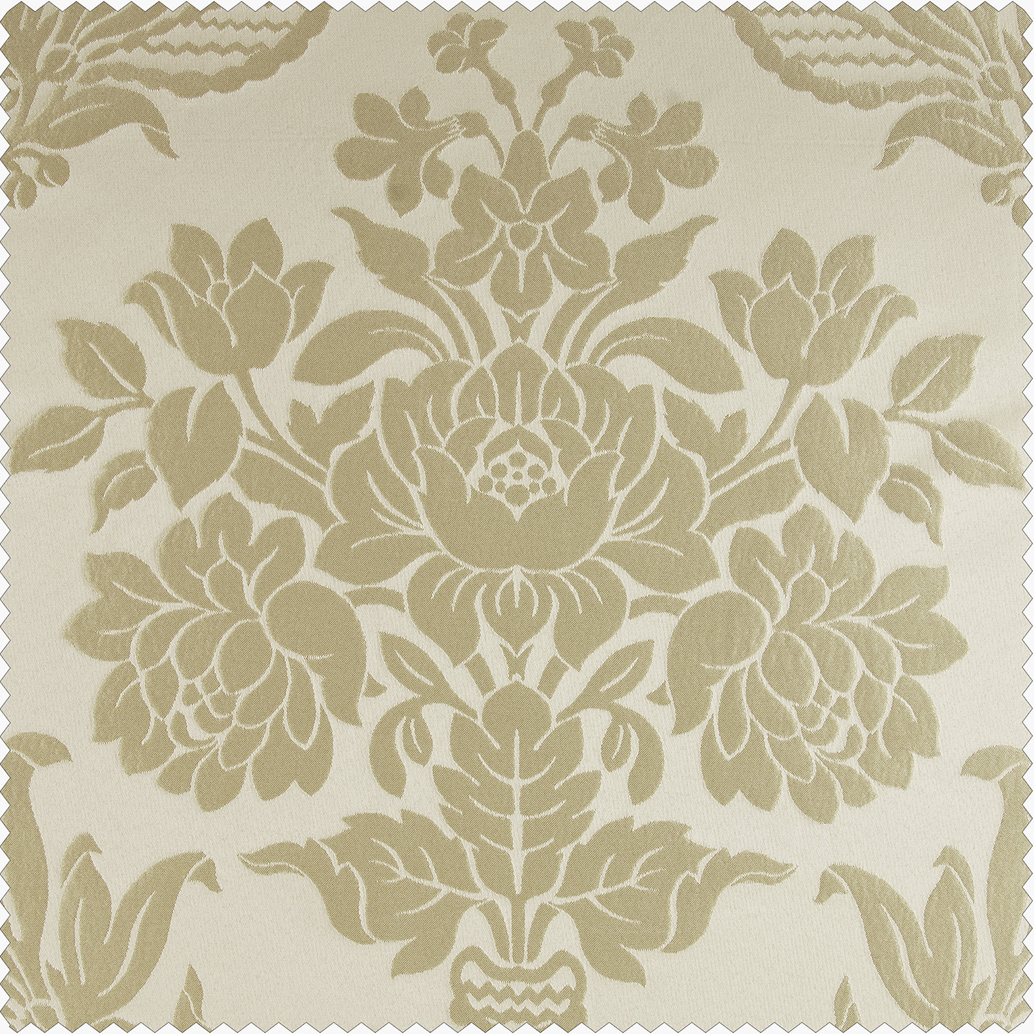 Ballsallagh Floral Faux Silk Curtain Panel, 50" W x 84" L, Champagne