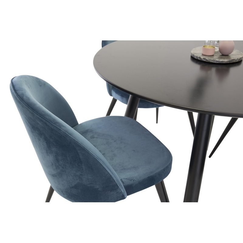Akeema 4 - Person Dining Set, Blue