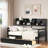 Modern Daybed With Storage Shelves And 2 Drawers-783322895