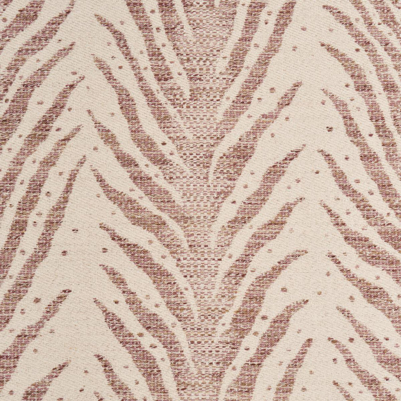 Schumacher X Celerie Kemble Creeping Fern Fabric, Orange