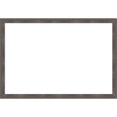 Pinstripe Lead Grey Framed Dry Erase Magnetic Board Organization Boards