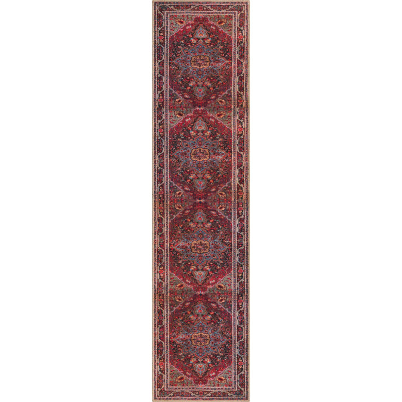 Oppie Oriental Indoor Rug, Runner 2' x 8'