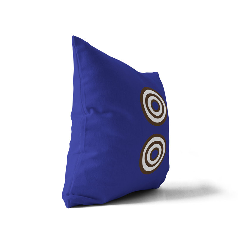 Housse de coussin Faramade Indigo Tribal, 20 po x 20 po