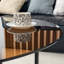 Cross Legs Coffee Table with Storage