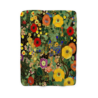  Couverture opulente à motif floral Serenade