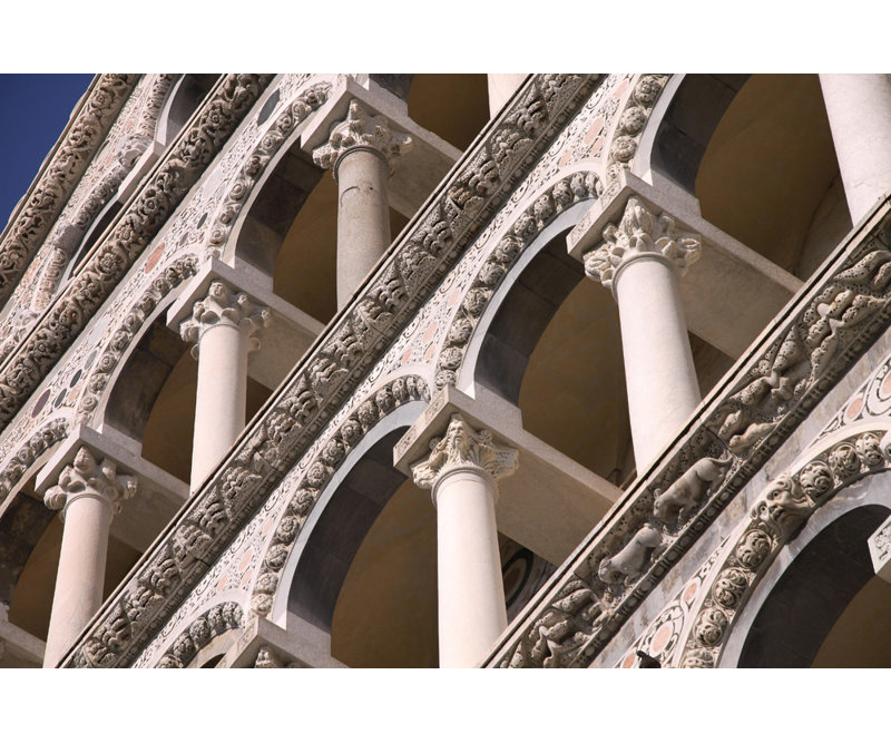 Façade de la cathédrale, H 12 po x l 18 po