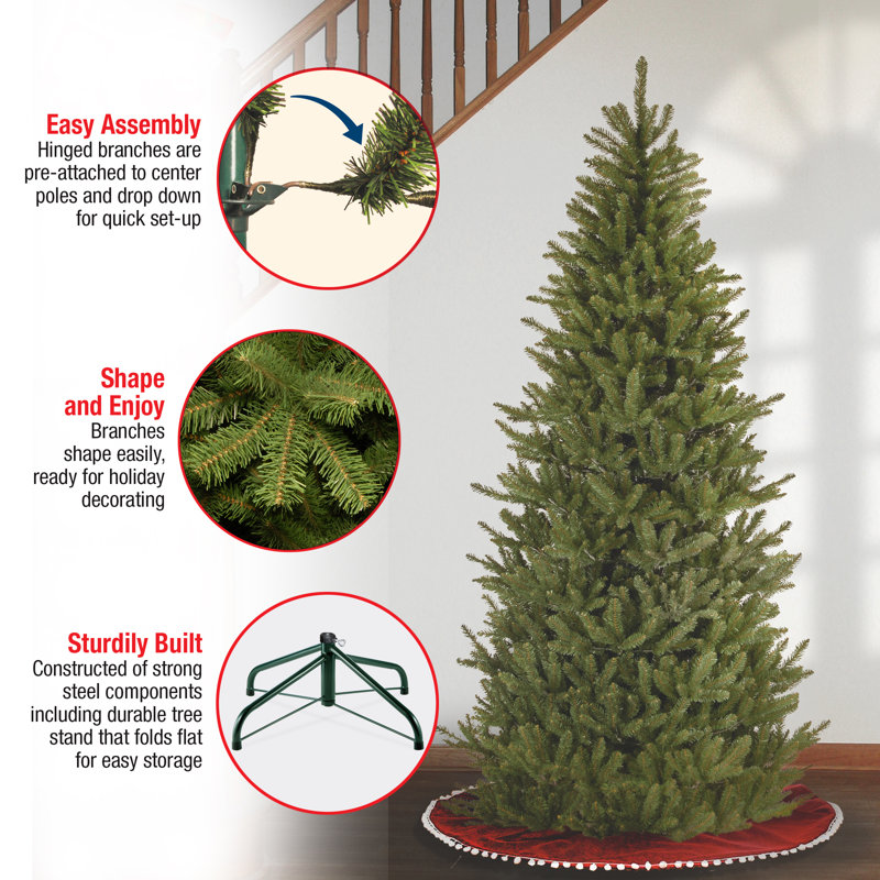 Natural Fraser Slim Fir Tree, 7'