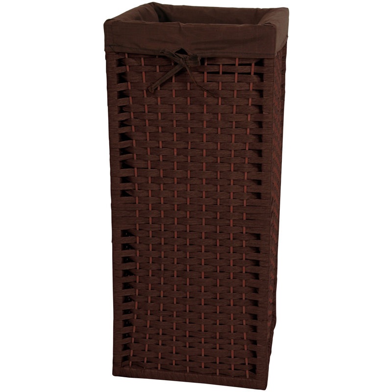 Panier à linge en osier, Moka