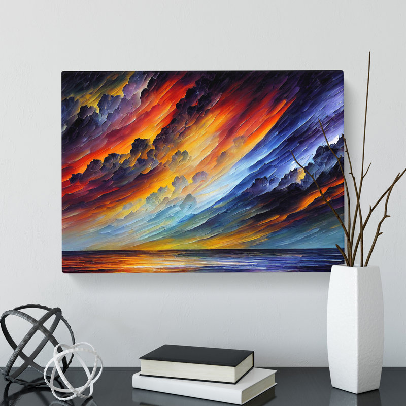 Ocean Clouds Vol.2 Abstract - Wrapped Canvas, 40cm H x 60cm W x 3cm D